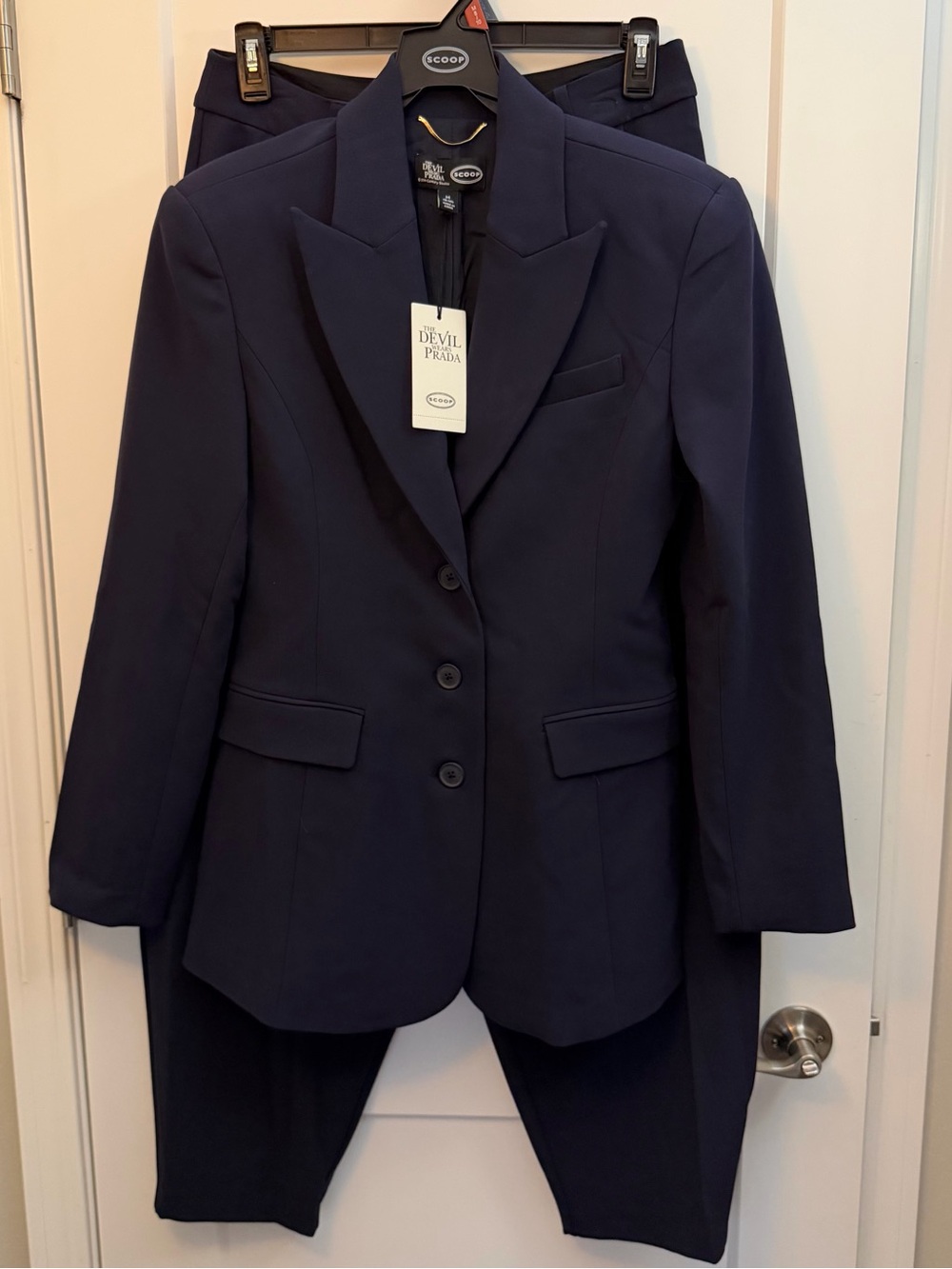 Medium size suit. Scoop Navy Blazer and Pants Set